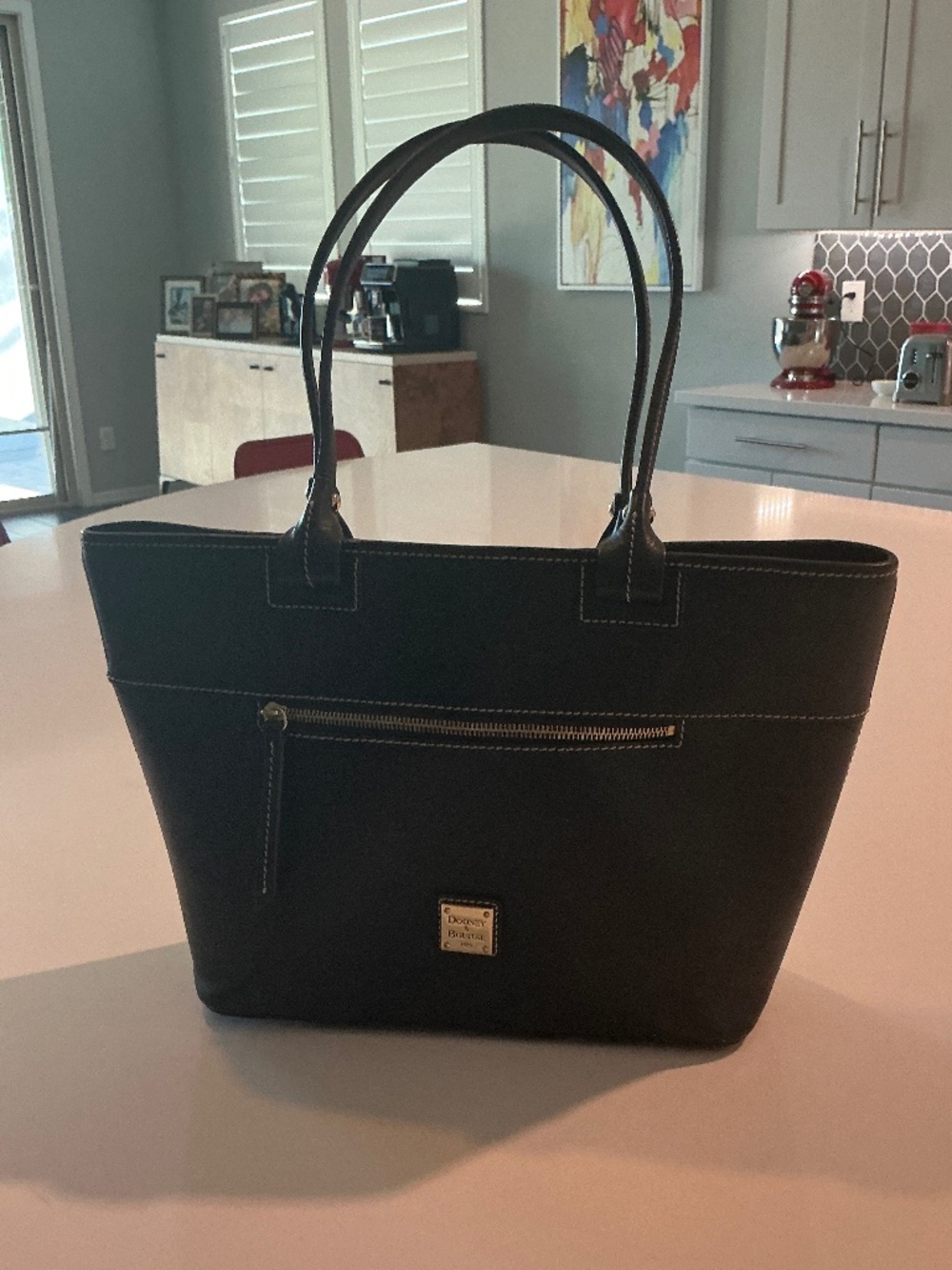 Dooney and Bourke Double Handle Leather Tote
